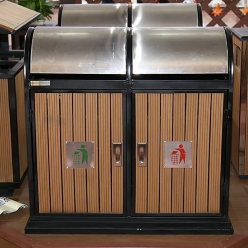 Thùng Rác Gỗ